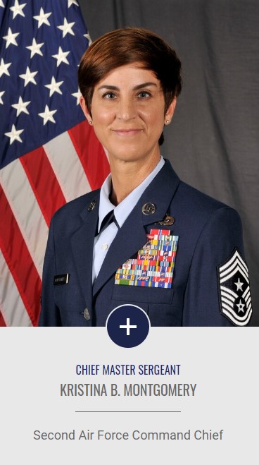 Official portrait of Chief Master Sgt. Kristina Montgomery